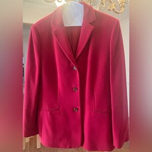 Ann Taylor Women's Bright Red Tailored Blazer